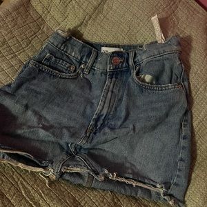 Zara mini denim skirt